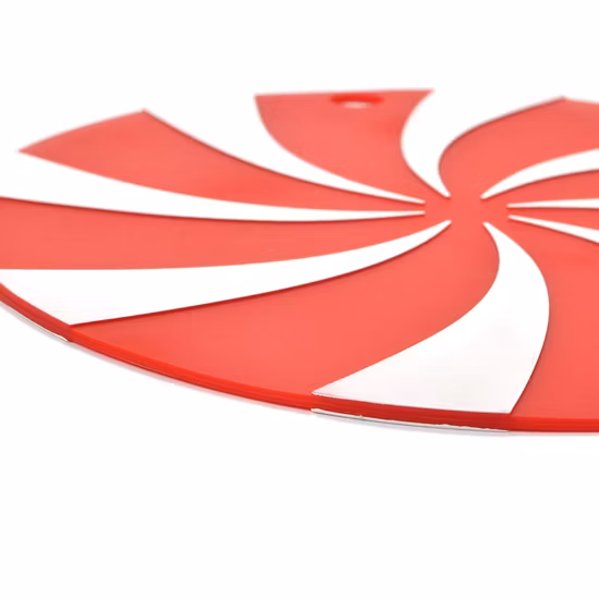 Silicone Pot Holder Baking Round Trivet Glass Cup Thick Mat